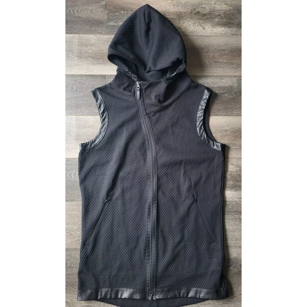 Adidas James Harden Crazy‎ X Mesh Hoodie Medium Black Faux Leather Accents